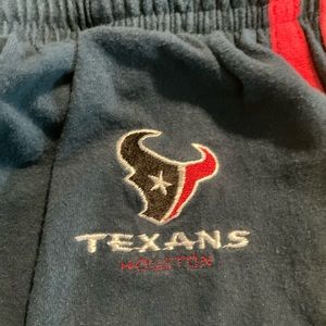HOUSTON TEXANS Sleepwear Pajama Lounge PJ PANTS Men's LARGE Heavyweight